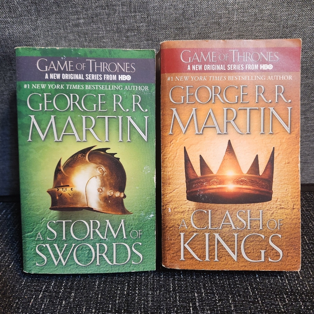 Clash Of Kings And Storm Of Swords Game Of Thrones Books Paperback Books